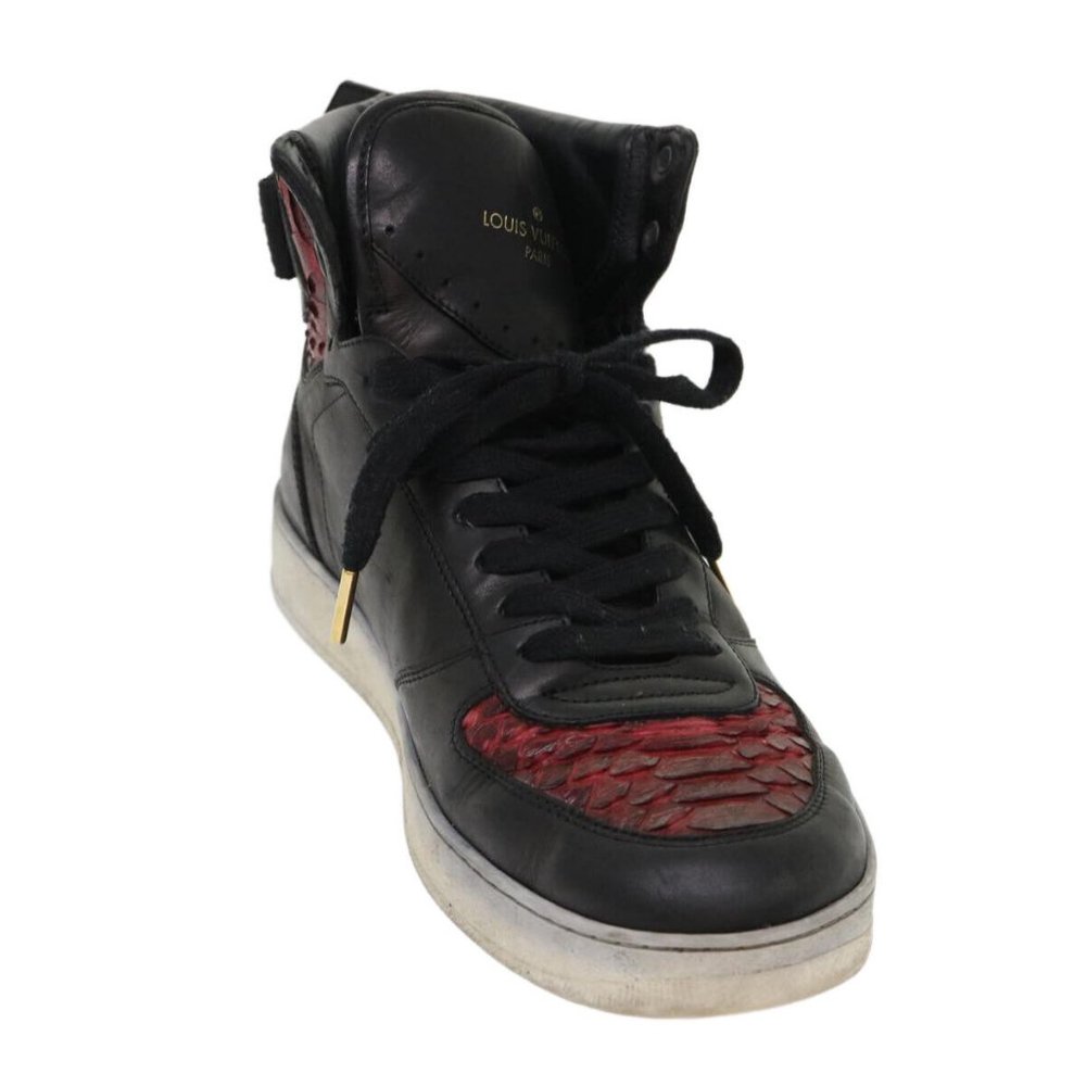 LOUIS VUITTON High Top Sneakers Exotic Leather - Picture 6 of 15
